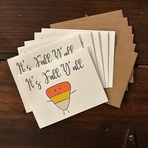 Thanksgiving Greeting Cards Fall Autumn Blank Cards Tablescape